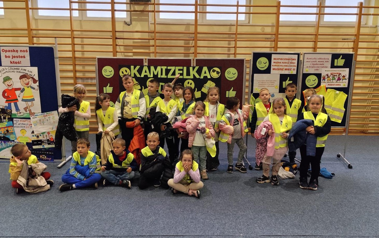 „Kamizelka dla pierwszaka” w naszej szkole